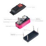 Original 150KG 12V DS51150 Digital Metal Robotic 180/270 Degree Waterproof IP66 25T Arm for Drones Accessories